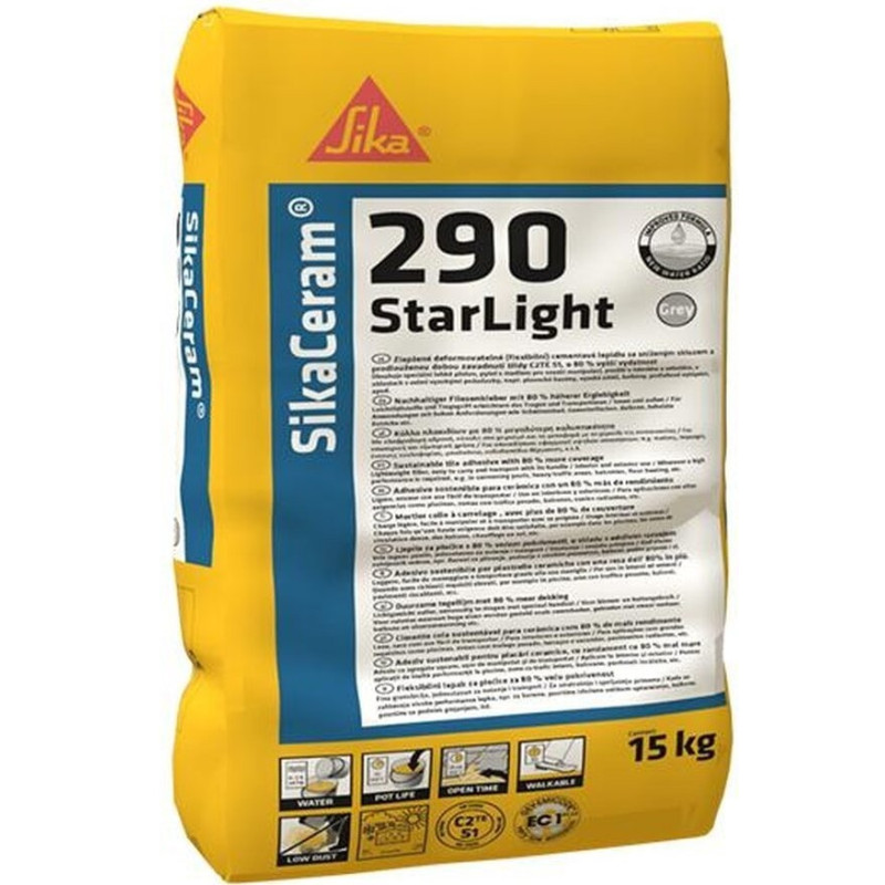 SikaCeram-290 StarLight - Multiflow tile adhesive - Sika