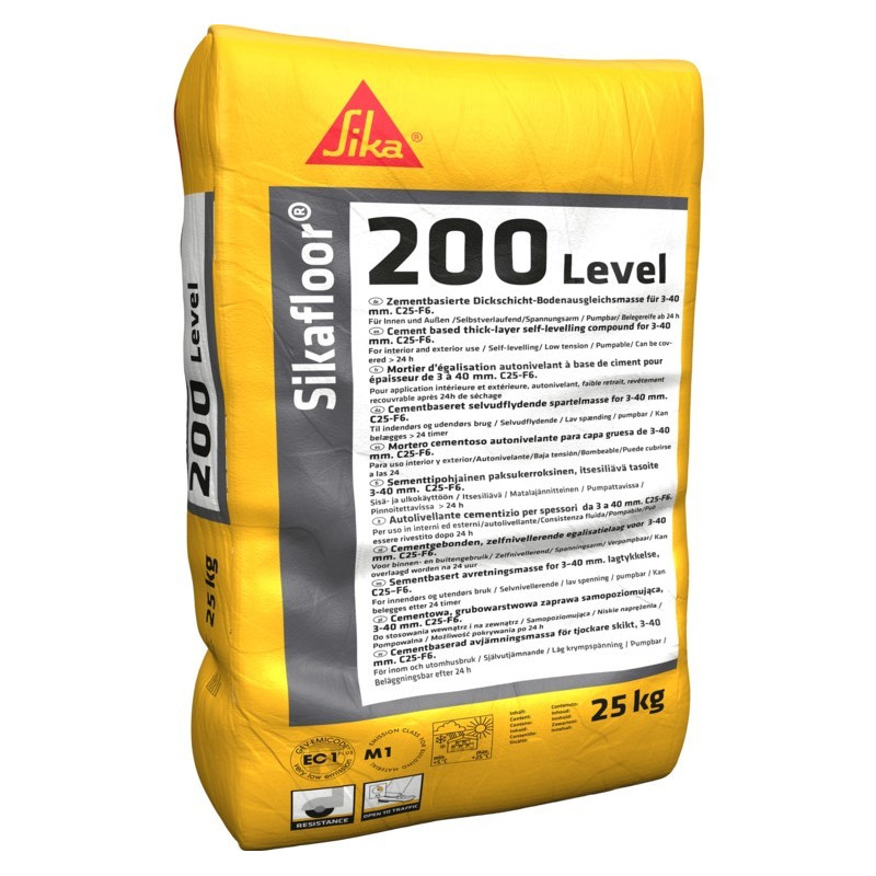 SikaFloor-200 Level - Levelling compound - 3 to 40 mm - Sika