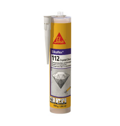 SikaFlex-112 Crystal Clear - Mastic-colle de montage transparente - Sika