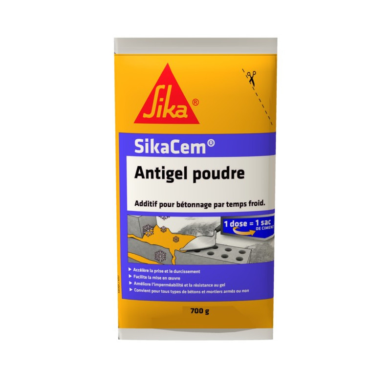 SikaCem Antigelo in polvere - Additivo per calcestruzzi in condizioni di freddo - Sika SikaCem Antigelo in polvere - Additivo per calcestruzzi in condizioni di freddo - Sika