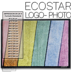 Paillasson Logo & Photo ECOSTAR - Design