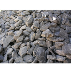 Gravel black ebony Split. Grey-black.