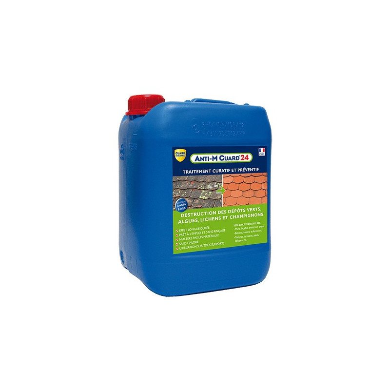 Anti-M Guard 24 - Treatment against green deposits, lichens and fungi - Guard Industrie