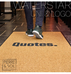 Capacho com logotipo WATERSTAR