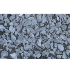 Blu ghiaia decorativa dividere rocce. sfumato grigio caldo