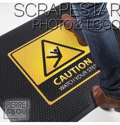 Fußmatte mit SCRAPESTAR-Logo