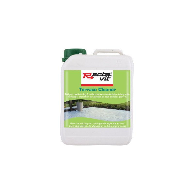 Terrace cleaner - Nettoyant et entretien des surfaces pierreuses - Rectavit Terrace cleaner - Nettoyant et entretien des surfaces pierreuses - Rectavit