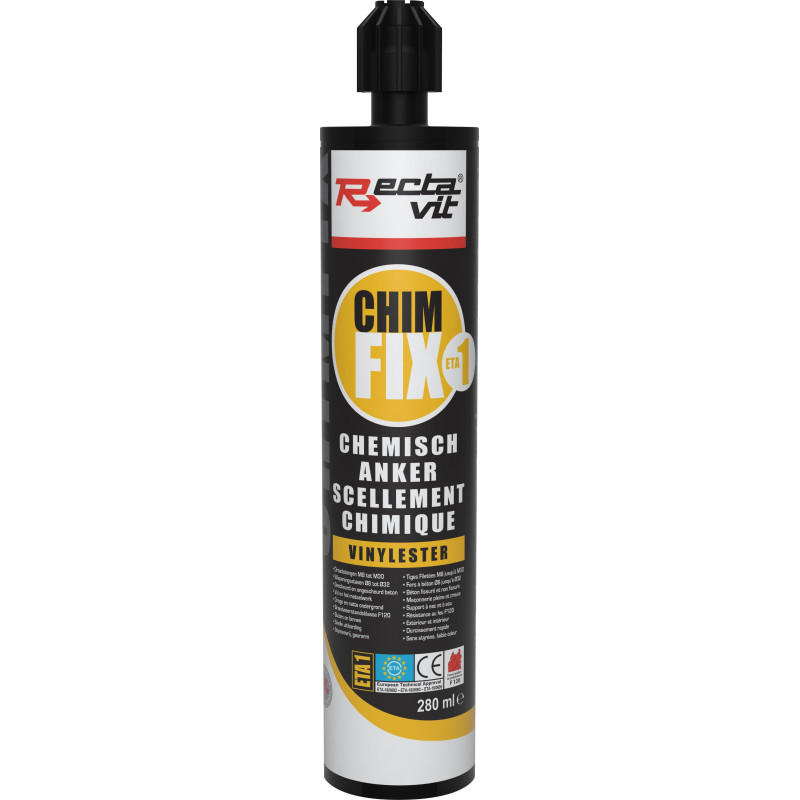 Chimfix ETA1 - Scellement chimique universel - Rectavit Chimfix ETA1 - Scellement chimique universel - Rectavit