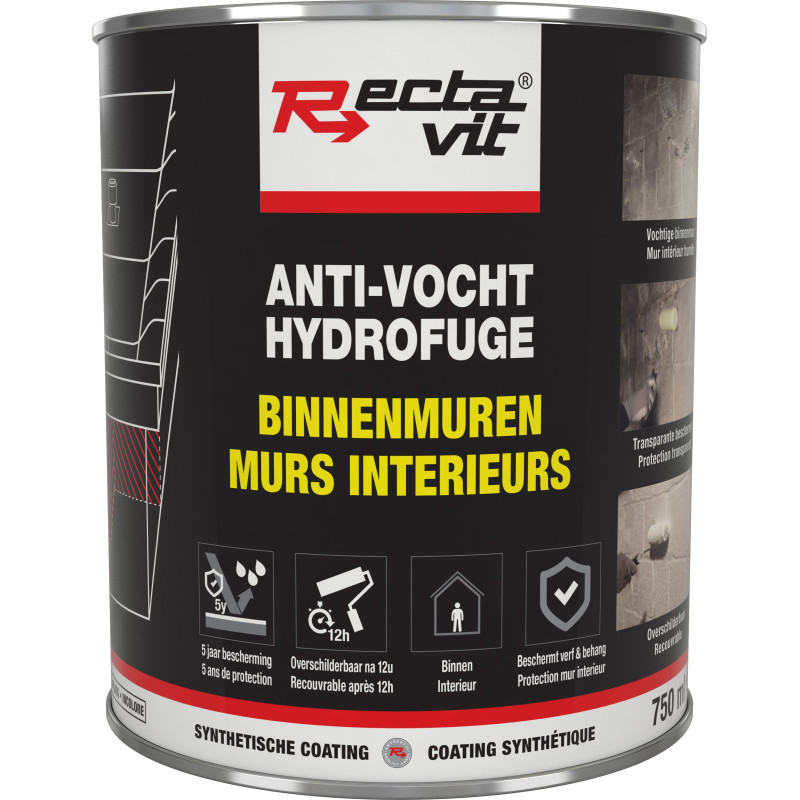 Barrière étanche murs intérieurs - Revêtement synthétique - Rectavit Barrière étanche murs intérieurs - Revêtement synthétique - Rectavit