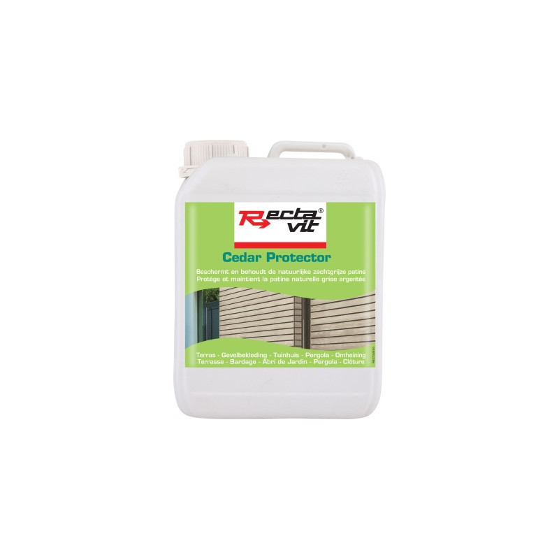 Protector de cedro - Protección transparente para madera - Rectavit Protector de cedro - Protección transparente para madera - Rectavit