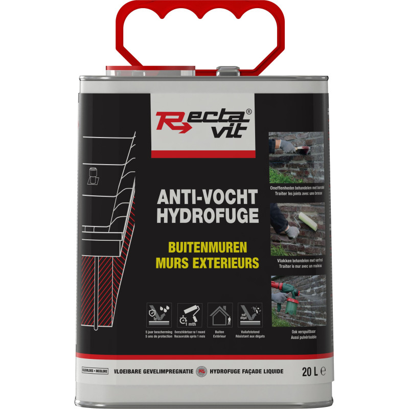 Hydrofuge murs extérieurs - Imprégnation de façade - Rectavit