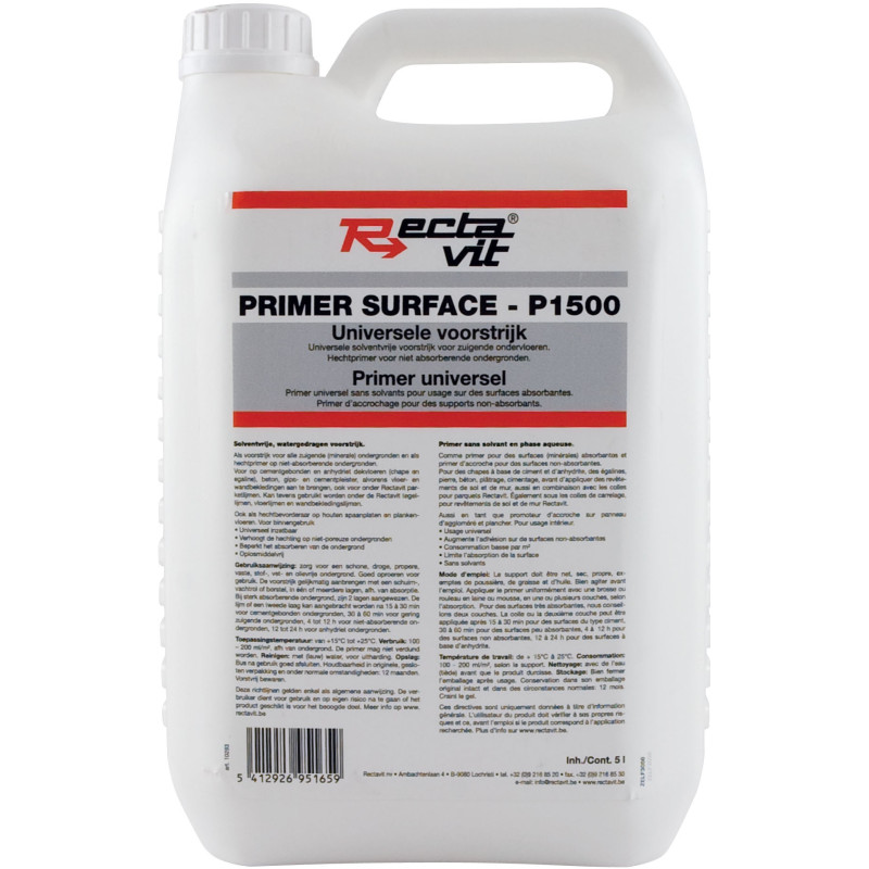 Surface primer P1500 - Universal primer - Rectavit Surface primer P1500 - Universal primer - Rectavit