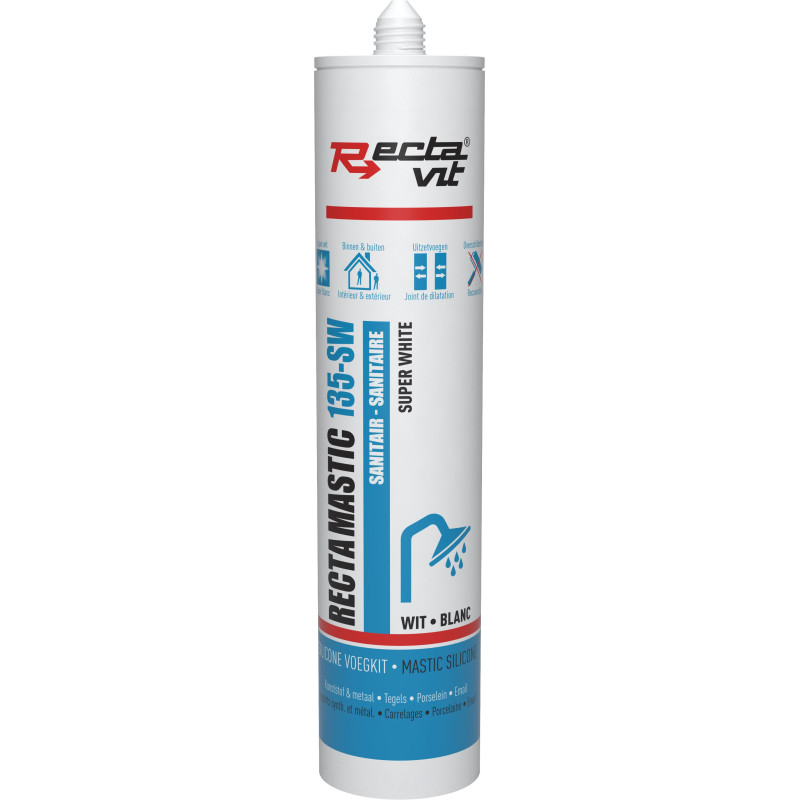 Recta-mastic 135 sanitaire express - Mastic d'étanchéité - Rectavit Recta-mastic 135 sanitaire express - Mastic d'étanchéité - Rectavit