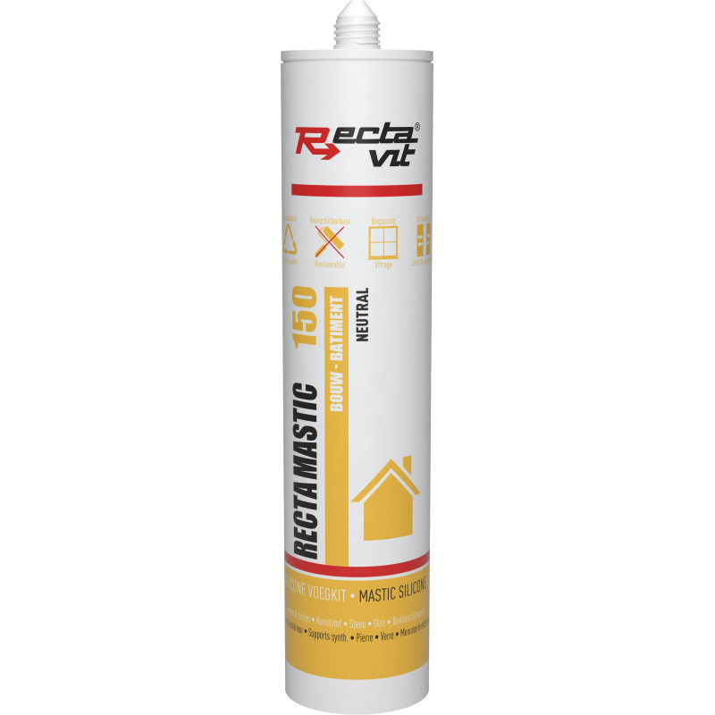 RM 150 construction (neutral silicone) - Mastic de jointoiement - Rectavit