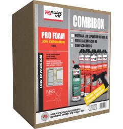 Combibox Pro foam de baixa expansão NBS - espuma PU - Rectavit