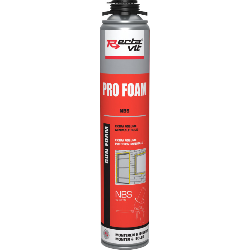 Pro foam NBS - Espuma aislante PU - Rectavit