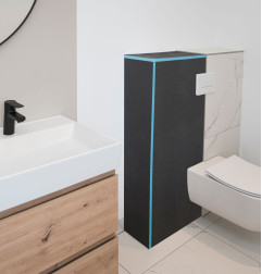 PolyBlue - Bouwpanelen voor hangtoiletten - Rosco Ceves