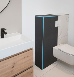 PolyBlue - Panneaux de construction pour WC suspendu - Rosco Ceves