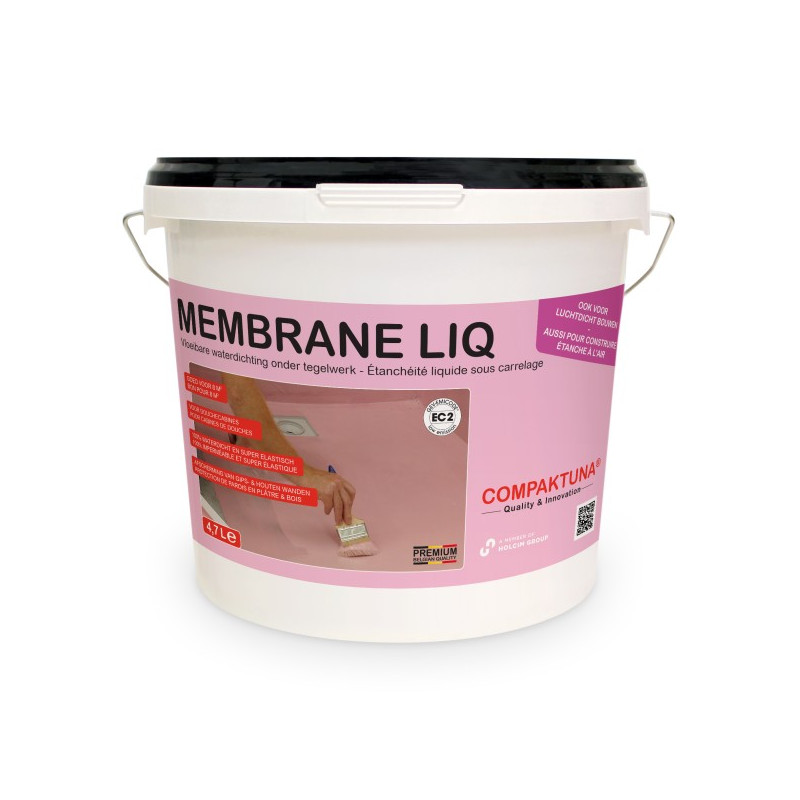 LIQ membrane - Waterproof and elastic underlay - PTB Compaktuna LIQ membrane - Waterproof and elastic underlay - PTB Compaktuna