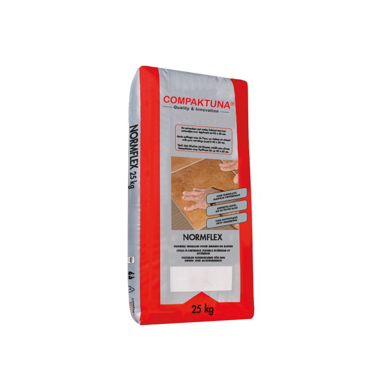 Normflex - Adhesivo flexible para baldosas - PTB Compaktuna Normflex - Adhesivo flexible para baldosas - PTB Compaktuna