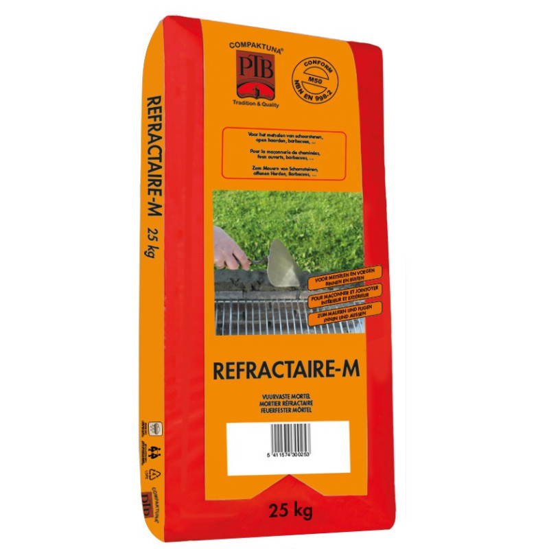 Refractaire-Mix M40 - Malta refrattaria - PTB Compaktuna Refractaire-Mix M40 - Malta refrattaria - PTB Compaktuna