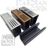 Sample narrow drain channels 6.5 cm and XXS MINI L 6.5 cm - StarDrain - LINE ECO