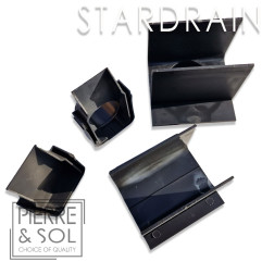 Echantillon accessoires pour caniveau étroit 6,5 cm StarDrain - LINE ECO