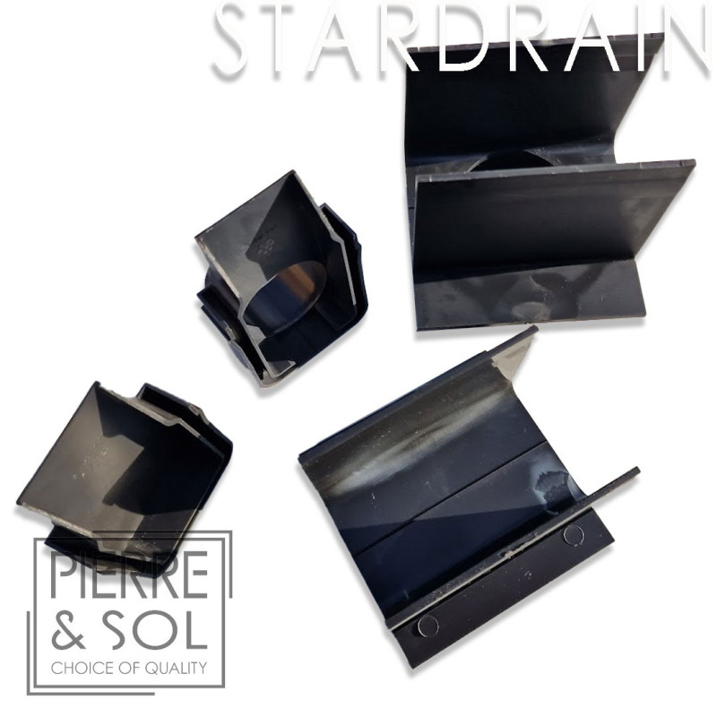 Voorbeeldaccessoires voor StarDrain smalle afvoergoot 6,5 cm - LINE ECO