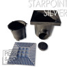StarPoint ALU - Afvoer met aluminium rooster - 200/200 mm - LINE ECO