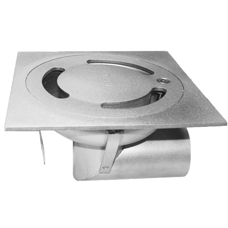 Stainless steel floor drain with horizontal outlet - Eko Horizontal - ACO