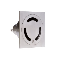 Sumidouro de pavimento em aço inoxidável com saída vertical - Eko - ACO