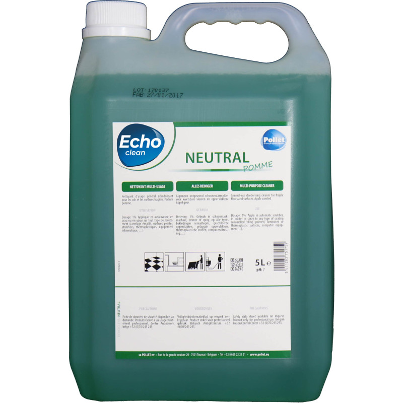 EchoClean Neutral - Detergente multiuso profumato - Pollet EchoClean Neutral - Detergente multiuso profumato - Pollet