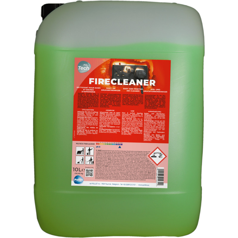 PolTech Firecleaner - Limpador antiodor para fuligem e tintas - Pollet