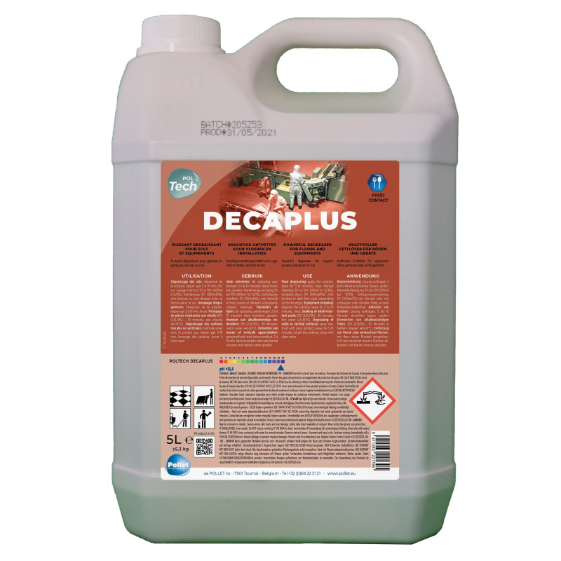 PolTech Decaplus - Degreaser for organic greases - Pollet PolTech Decaplus - Degreaser for organic greases - Pollet