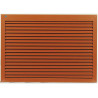 Renson 412 - Grille murale avec lames en V SUR MESURE - Renson