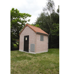 Renson 412 - Grille murale avec lames en V SUR MESURE - Renson