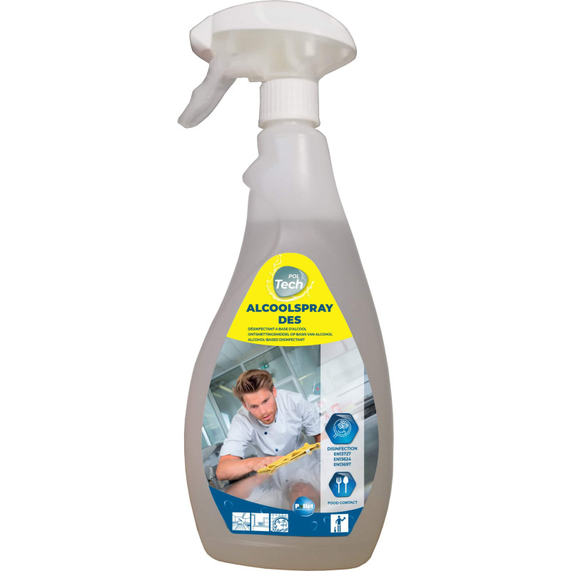 PolTech Alcool Spray DES - Disinfettante - Pollet