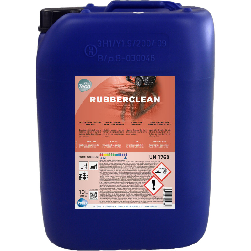 PolTech Rubberclean - Rubber & rubberverwijderaar - Pollet PolTech Rubberclean - Rubber & rubberverwijderaar - Pollet