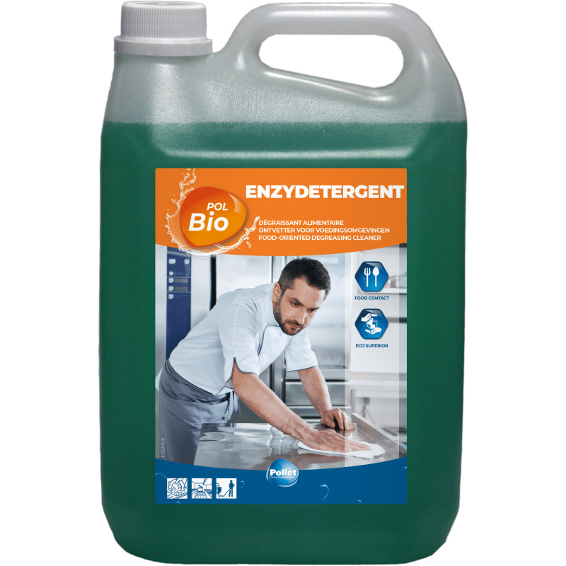 PolBio Enzydétergent - Nettoyant agroalimentaire - Pollet