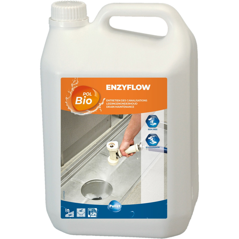 PolBio Enzyflow - Grease traps & pipes - Pollet PolBio Enzyflow - Grease traps & pipes - Pollet