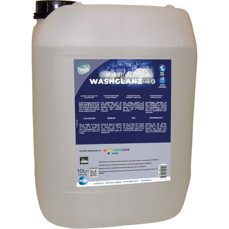 PolTech Washglanz 40 - مادة مضافة للشطف المركزة - حبوب اللقاح PolTech Washglanz 40 - مادة مضافة للشطف المركزة - حبوب اللقاح