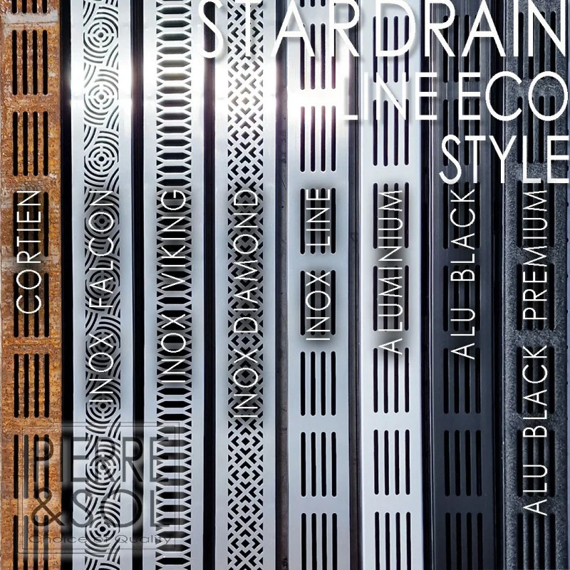 适用于 STARDRAIN 和 XSDRAIN EASY 的不锈钢格栅 - LINE ECO 通道