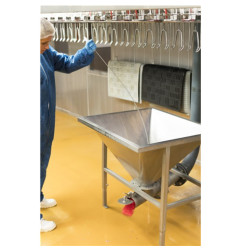 Asta flessibile 5351/5 - 755mm acciaio inox diametro 5mm bianco - Vikan