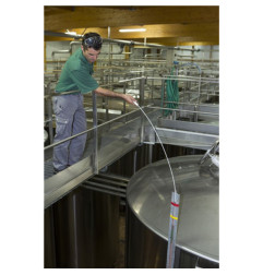 Extensão de haste flexível 5346 - aço inoxidável 812mm diâmetro 5mm branco - Vikan