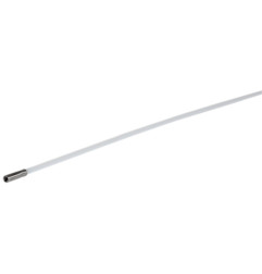 Manico flessibile 5352/5 - 1505mm nylon diametro 6mm bianco - Vikan