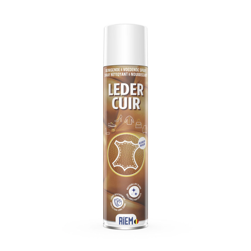 Leder Spray - Leerreiniger en voedend - RIEM