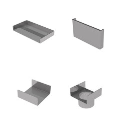 Accessories for 3XSDRAIN INOX channel - LINE ECO