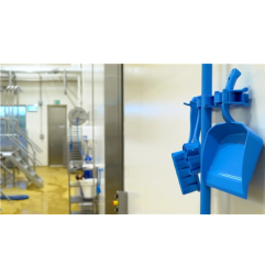 Hi-Flex 1011 wall bracket - 420mm 3 clips and 2 hooks - Vikan