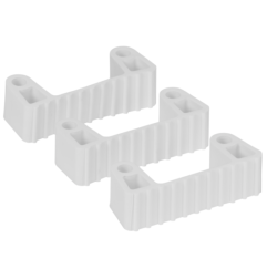 3 Clip in gomma di ricambio 1002/5 - Per supporti 1011 e 1013 - Vikan