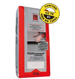FLEXcement comfort - Adesivo per piastrelle flessibile e leggero - PTB Compaktuna